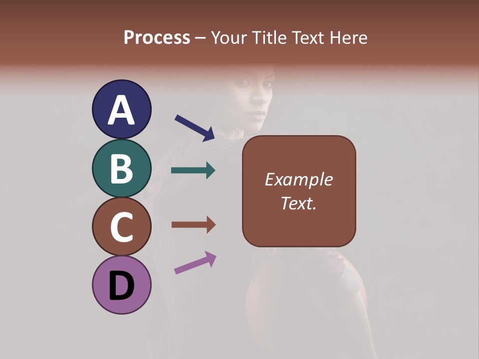 Basketball Player Teenage Ethnic PowerPoint Template