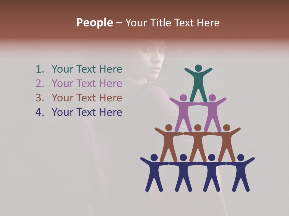 Basketball Player Teenage Ethnic PowerPoint Template