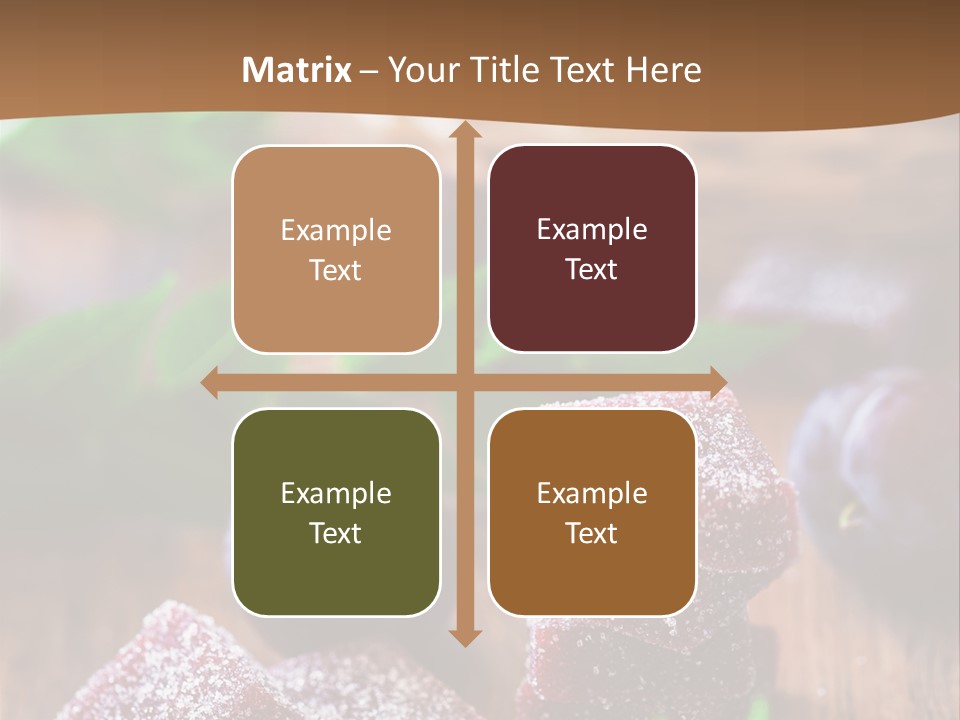 Homemade Gourmet Closeup PowerPoint Template