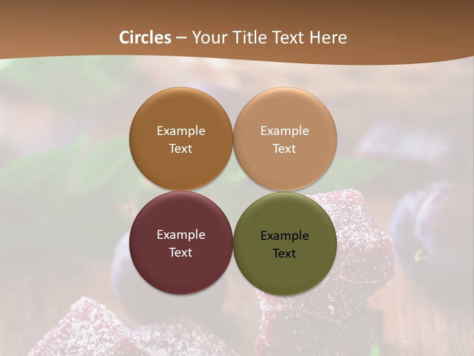 Homemade Gourmet Closeup PowerPoint Template