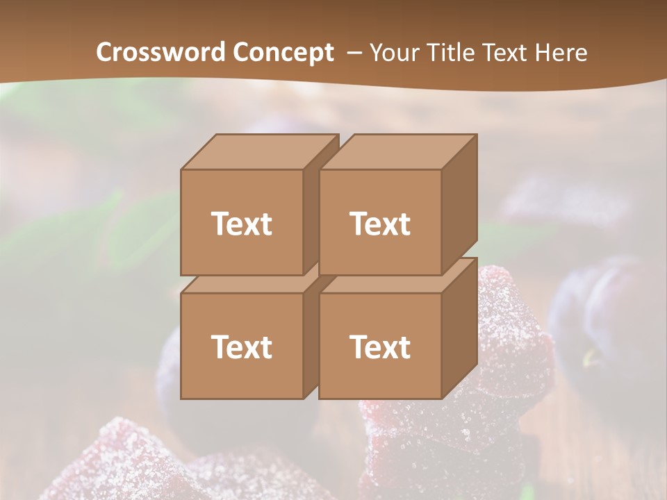 Homemade Gourmet Closeup PowerPoint Template