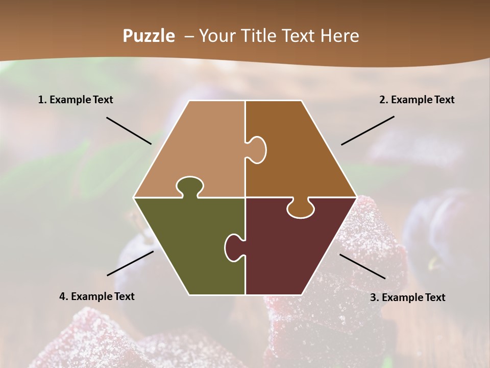 Homemade Gourmet Closeup PowerPoint Template