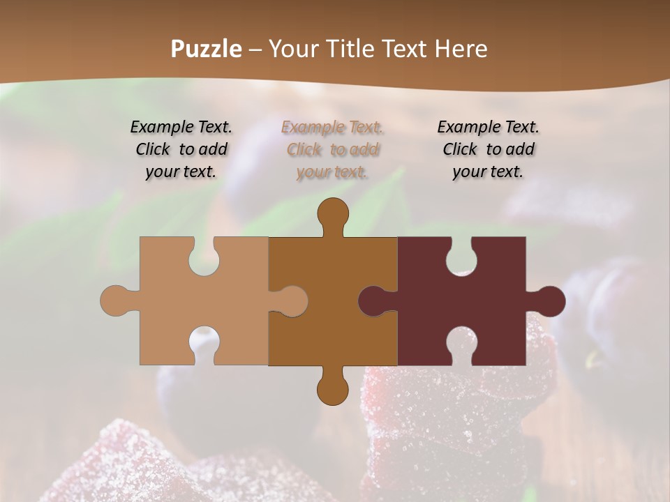 Homemade Gourmet Closeup PowerPoint Template