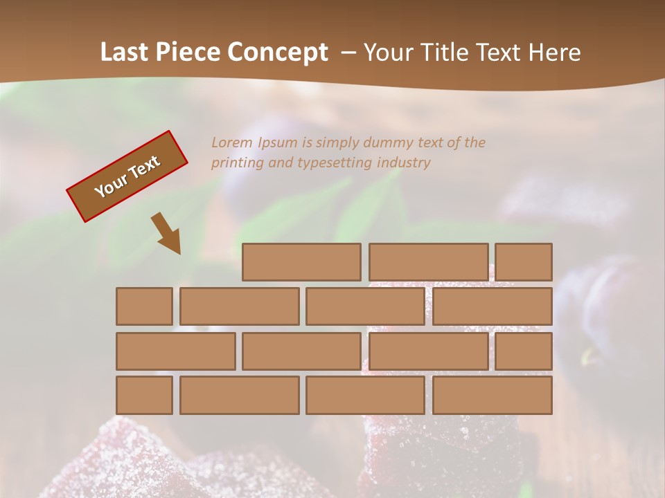 Homemade Gourmet Closeup PowerPoint Template
