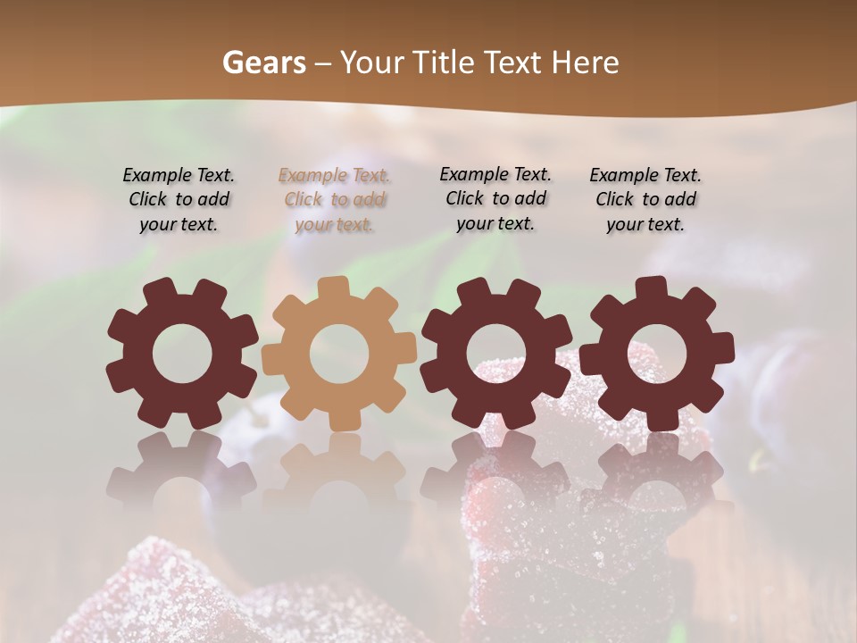 Homemade Gourmet Closeup PowerPoint Template