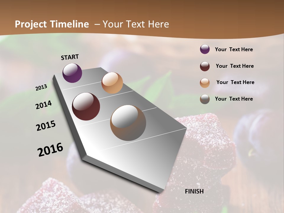 Homemade Gourmet Closeup PowerPoint Template