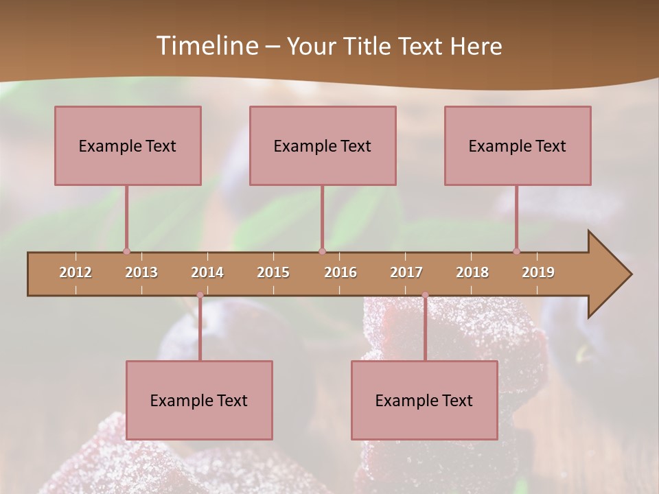 Homemade Gourmet Closeup PowerPoint Template