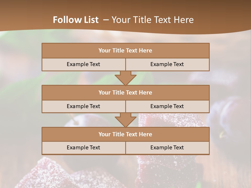 Homemade Gourmet Closeup PowerPoint Template