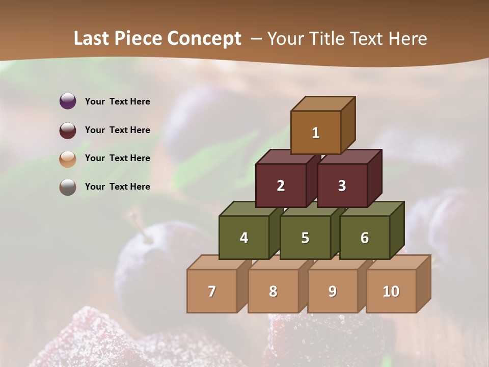 Homemade Gourmet Closeup PowerPoint Template