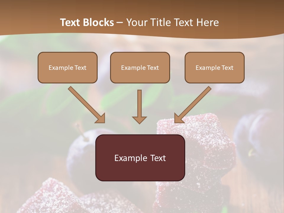 Homemade Gourmet Closeup PowerPoint Template