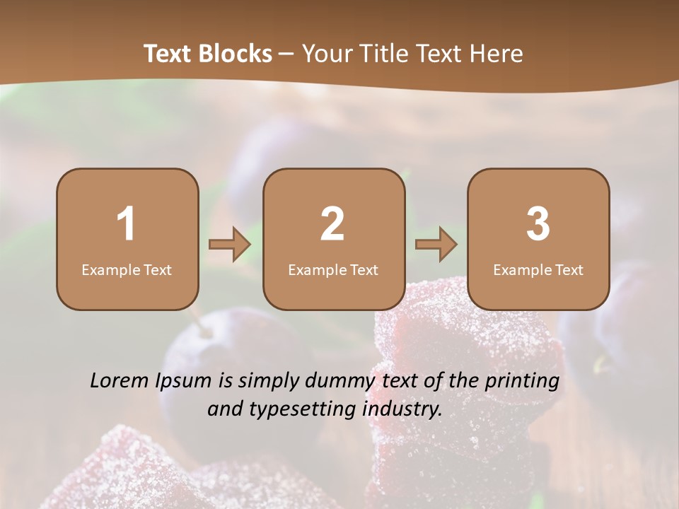 Homemade Gourmet Closeup PowerPoint Template
