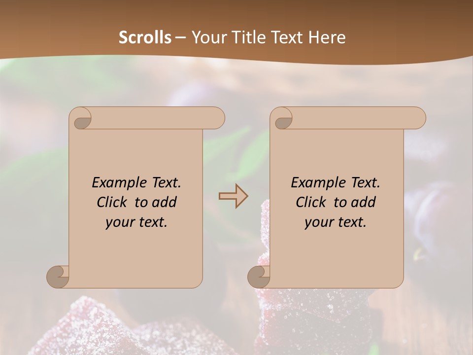 Homemade Gourmet Closeup PowerPoint Template