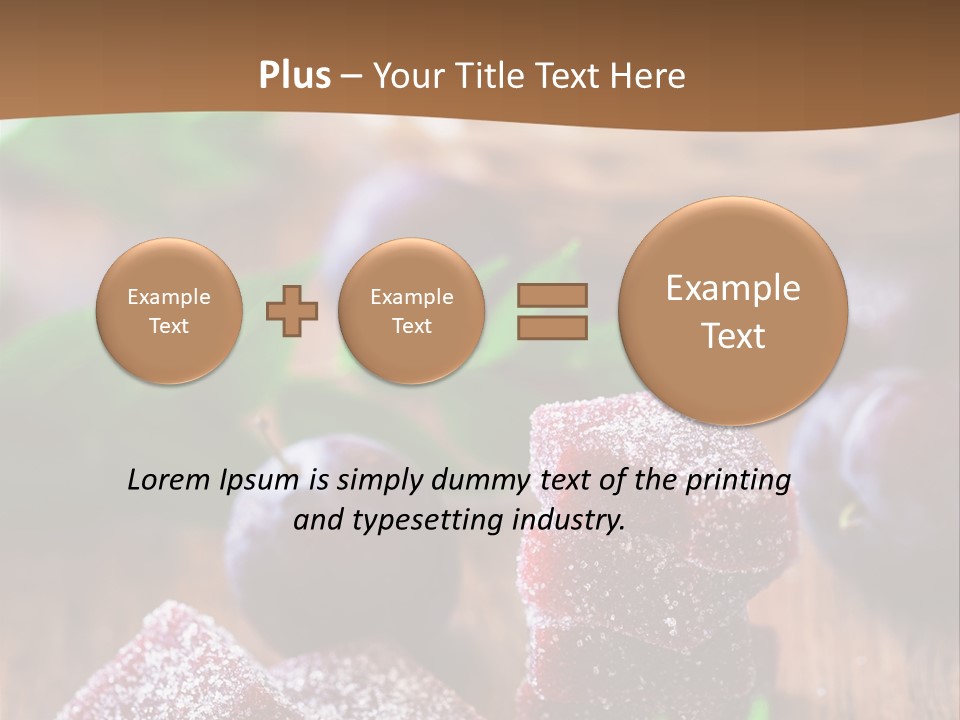 Homemade Gourmet Closeup PowerPoint Template