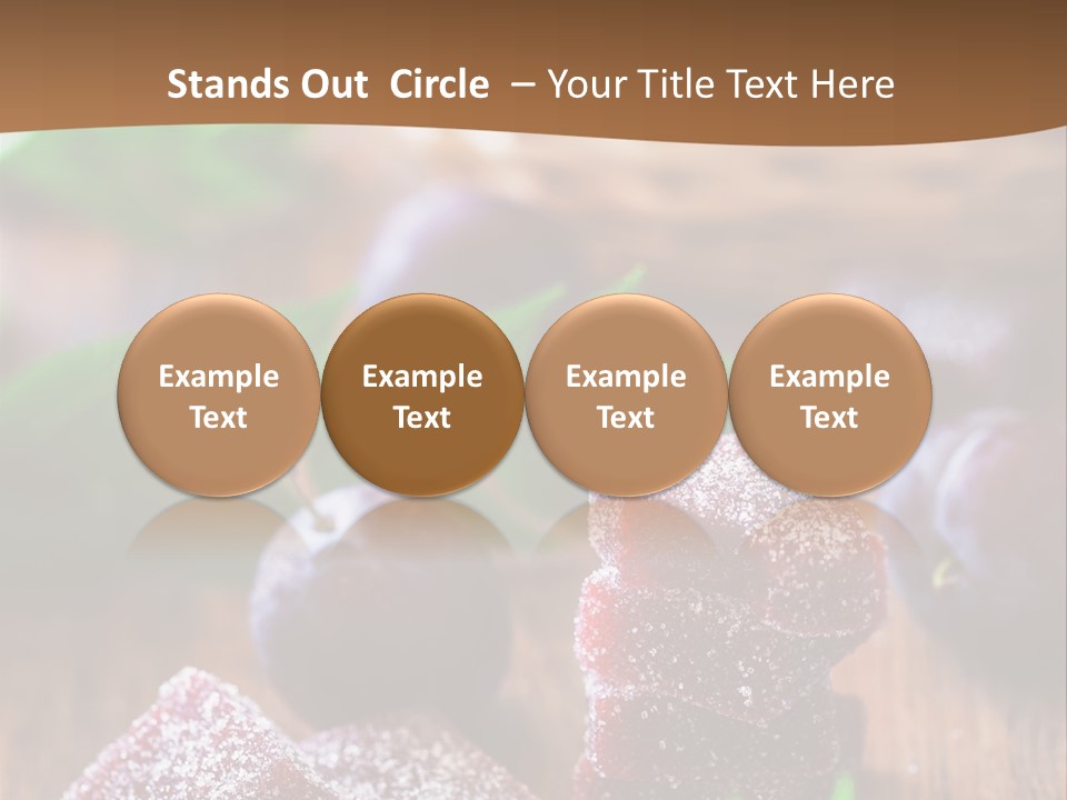 Homemade Gourmet Closeup PowerPoint Template