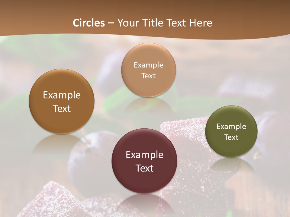 Homemade Gourmet Closeup PowerPoint Template