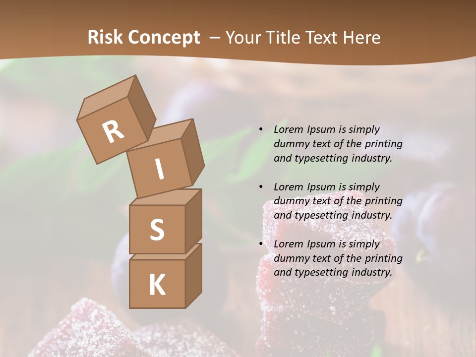 Homemade Gourmet Closeup PowerPoint Template