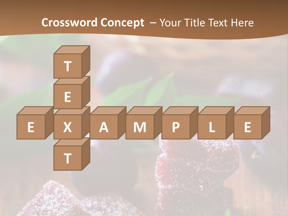 Homemade Gourmet Closeup PowerPoint Template