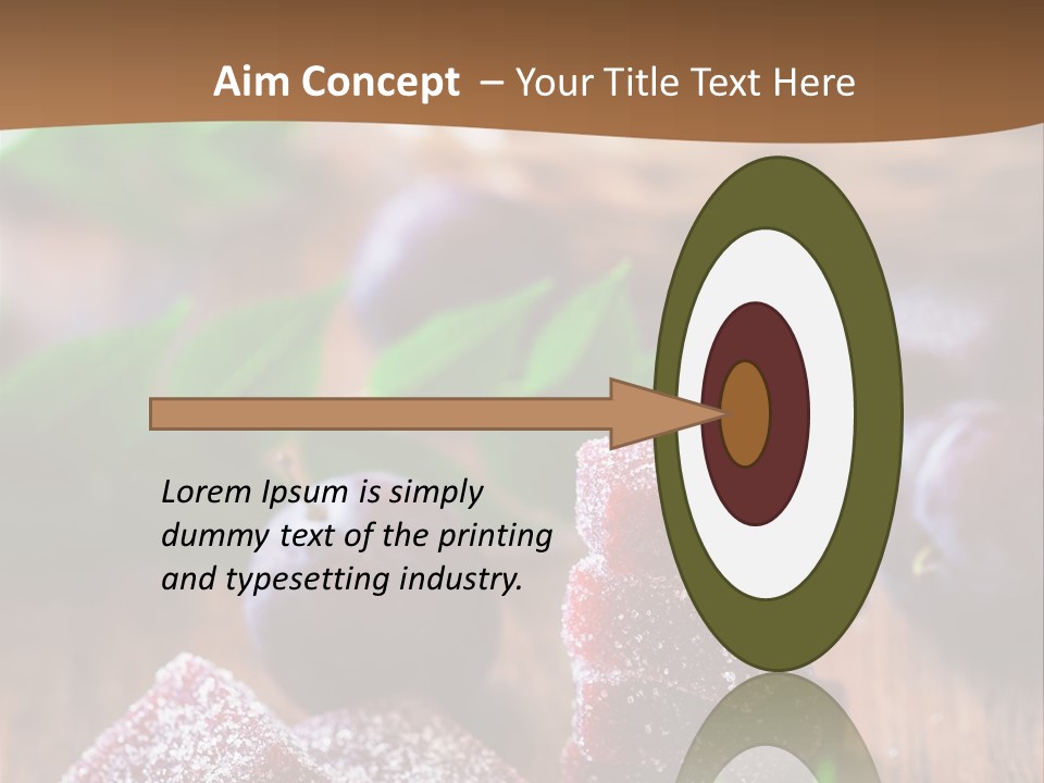 Homemade Gourmet Closeup PowerPoint Template