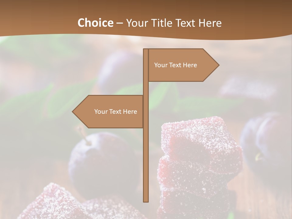 Homemade Gourmet Closeup PowerPoint Template