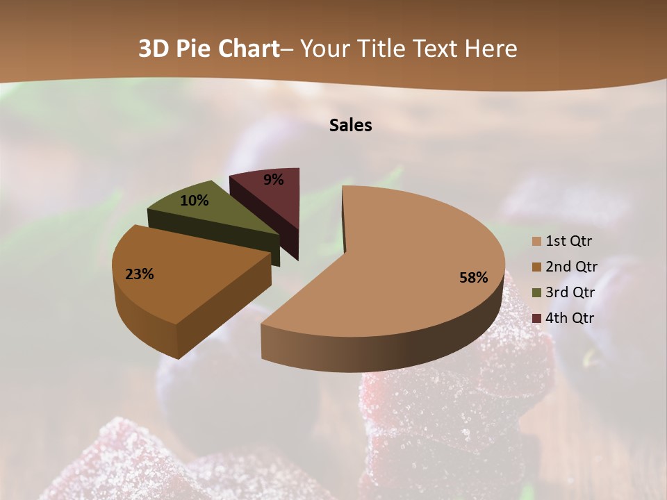 Homemade Gourmet Closeup PowerPoint Template