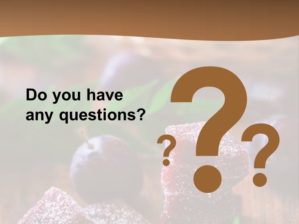 Homemade Gourmet Closeup PowerPoint Template