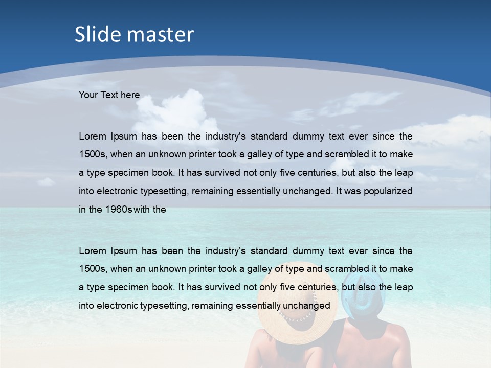 Leisure Travel Happiness PowerPoint Template