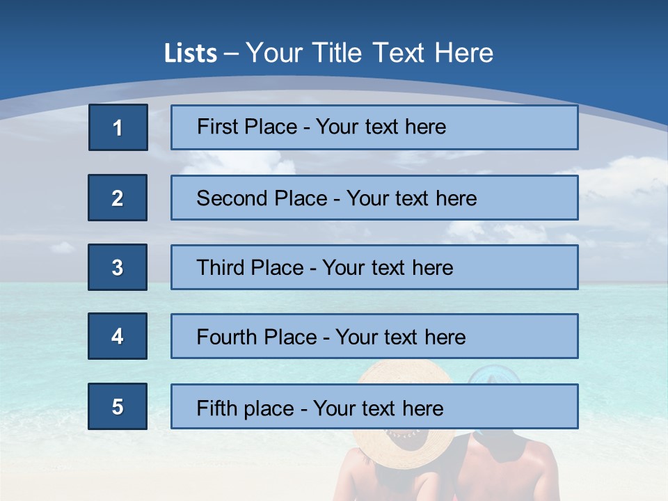 Leisure Travel Happiness PowerPoint Template
