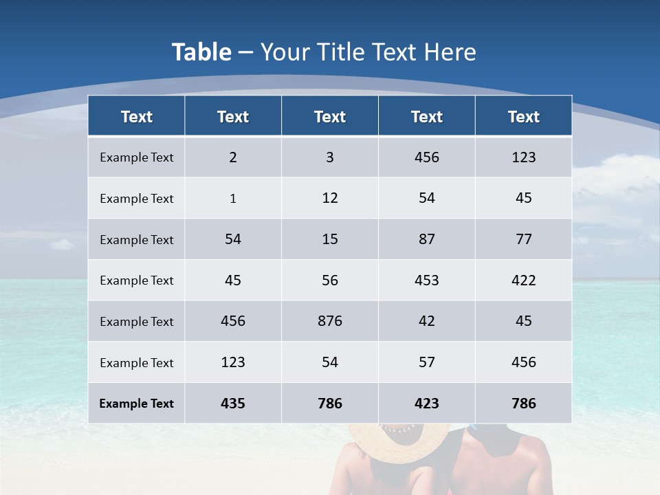 Leisure Travel Happiness PowerPoint Template