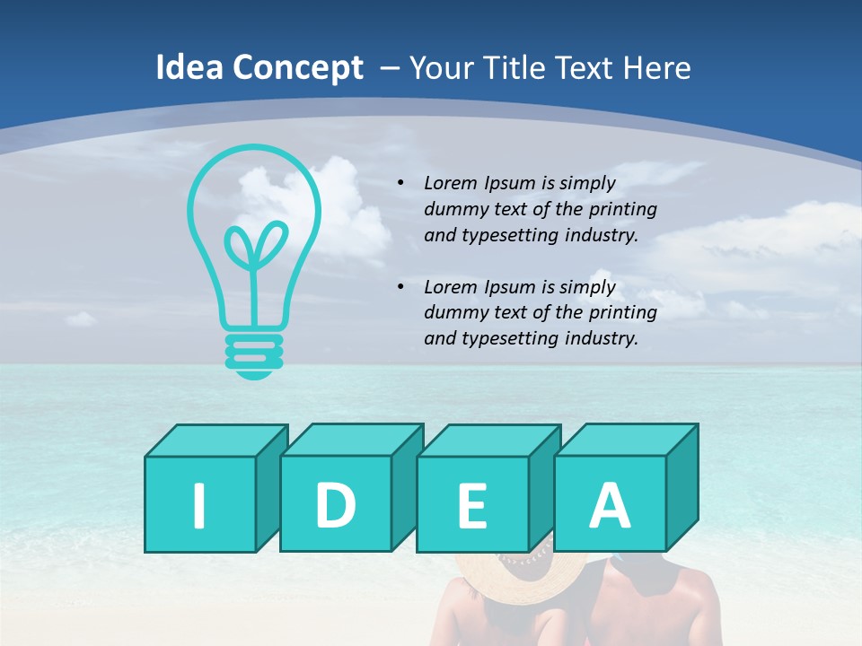 Leisure Travel Happiness PowerPoint Template