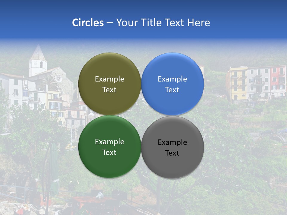 Harbour Sea Mountain PowerPoint Template