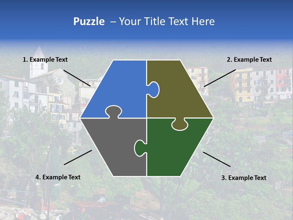 Harbour Sea Mountain PowerPoint Template