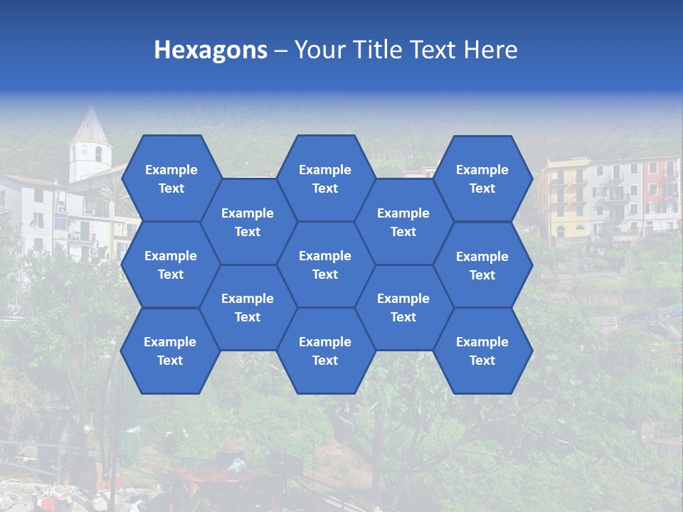 Harbour Sea Mountain PowerPoint Template