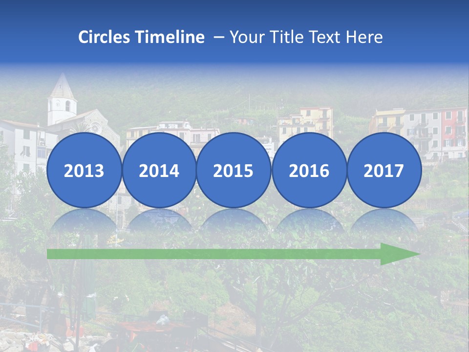 Harbour Sea Mountain PowerPoint Template