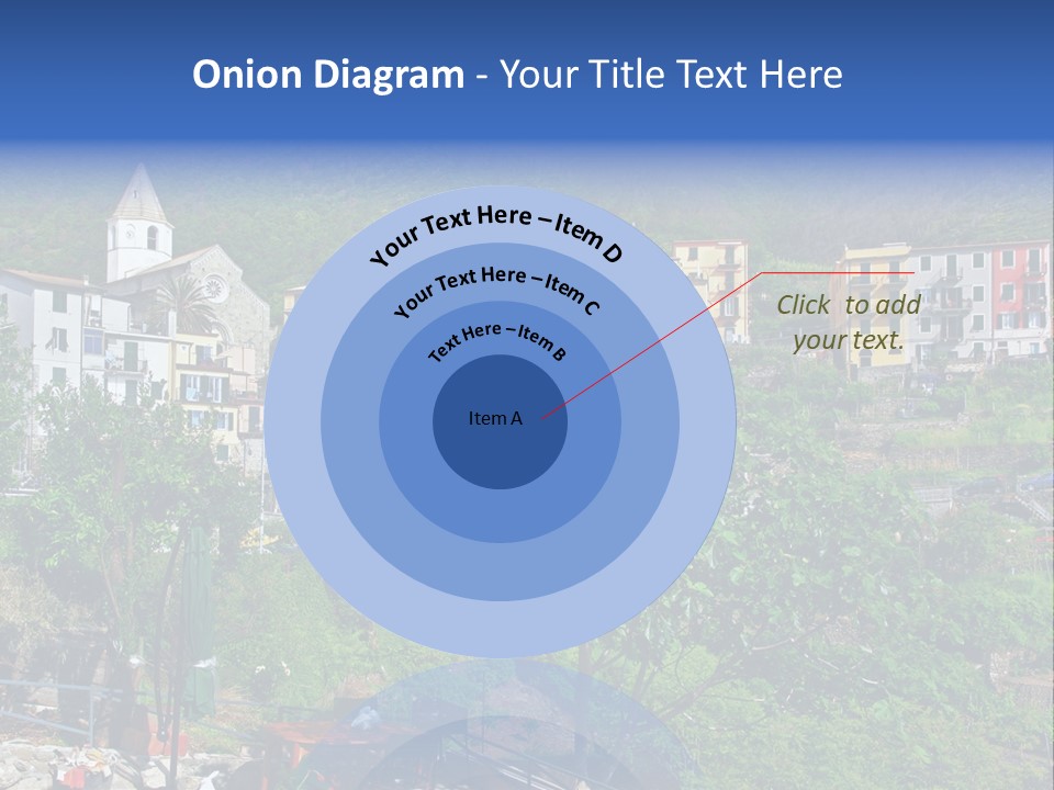 Harbour Sea Mountain PowerPoint Template