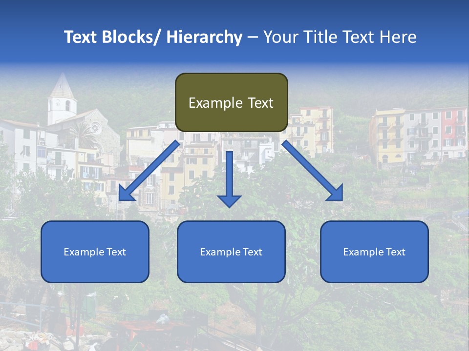 Harbour Sea Mountain PowerPoint Template