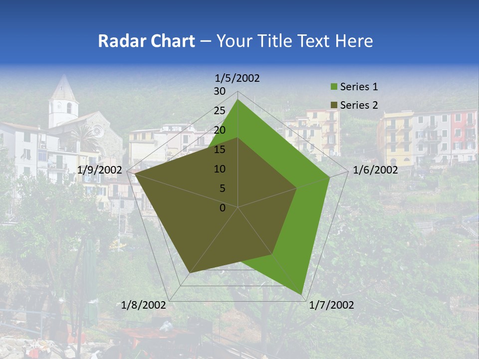 Harbour Sea Mountain PowerPoint Template