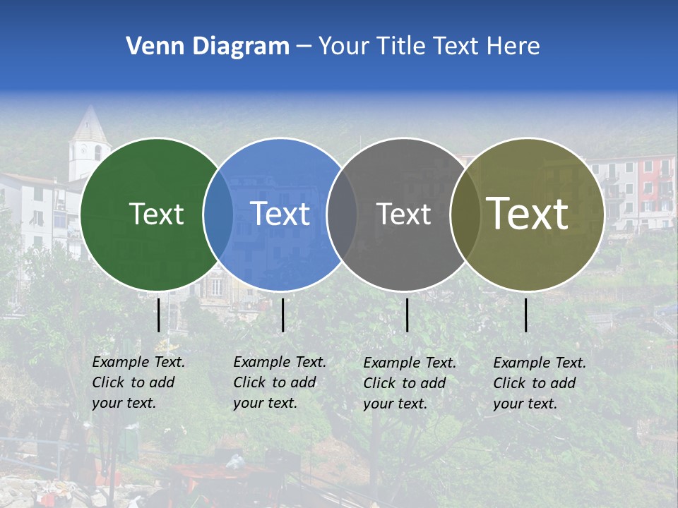 Harbour Sea Mountain PowerPoint Template
