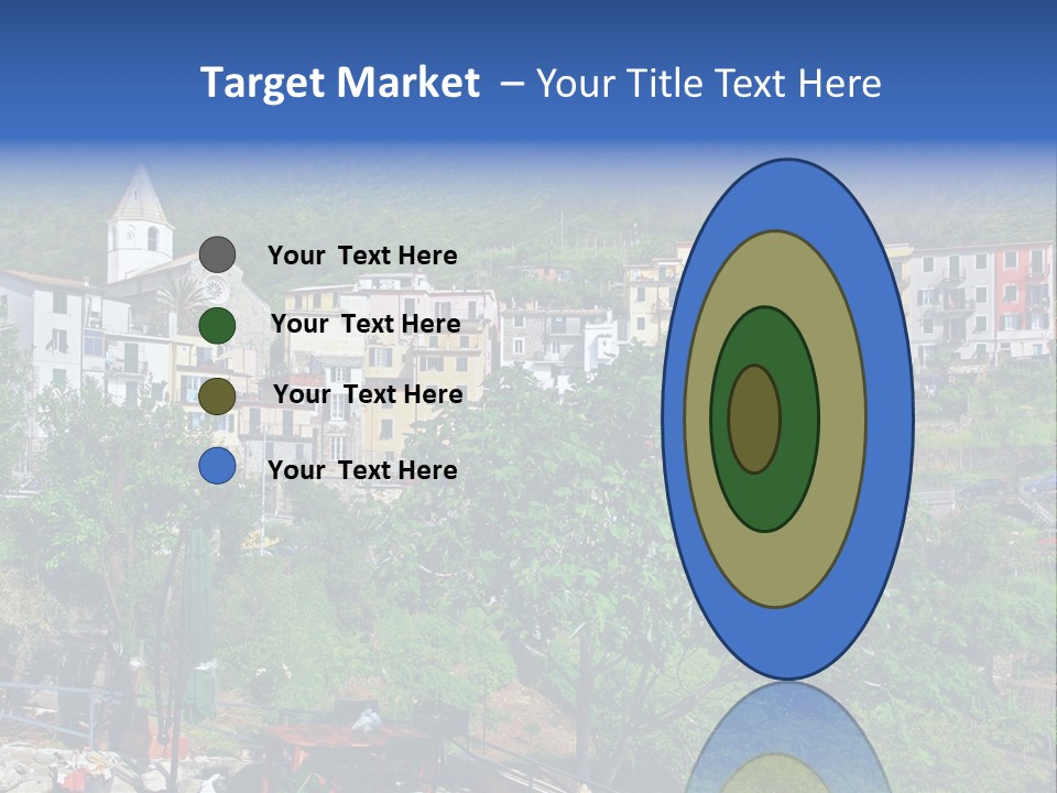 Harbour Sea Mountain PowerPoint Template