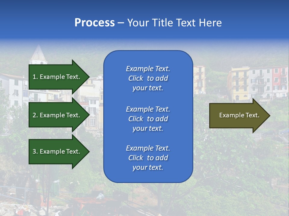 Harbour Sea Mountain PowerPoint Template