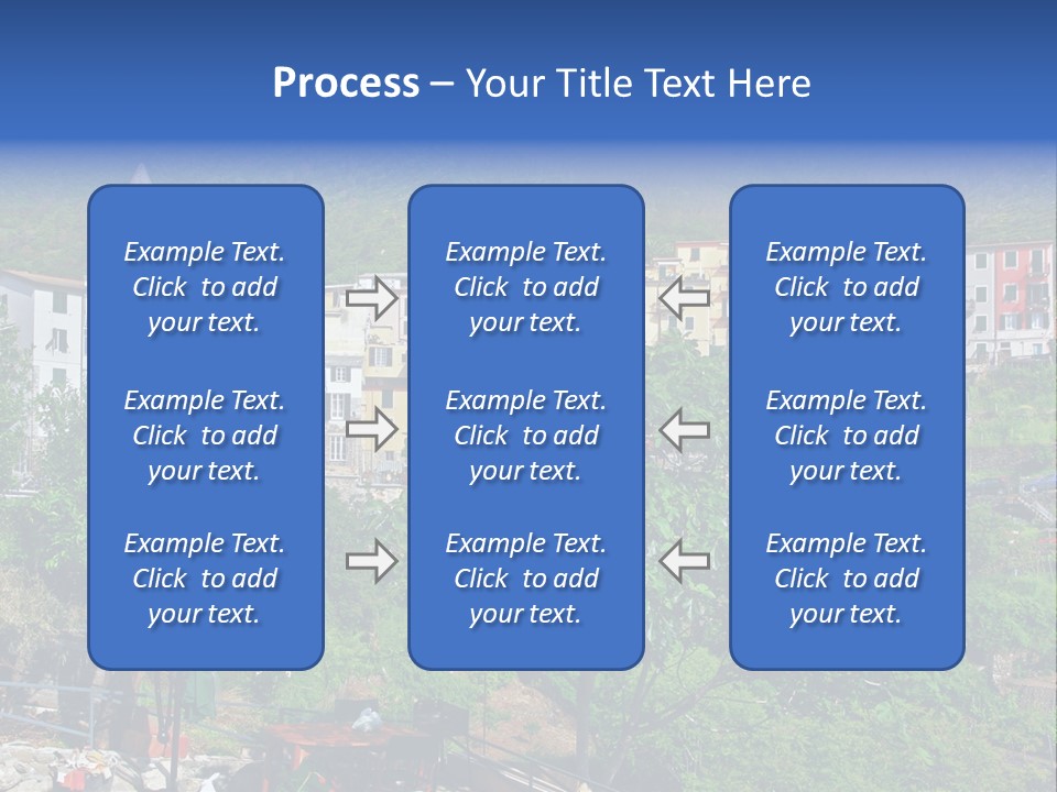 Harbour Sea Mountain PowerPoint Template
