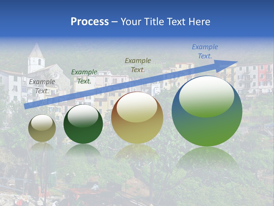 Harbour Sea Mountain PowerPoint Template