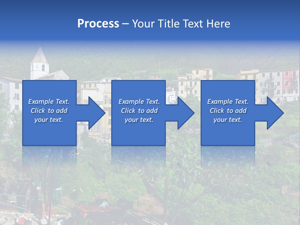 Harbour Sea Mountain PowerPoint Template