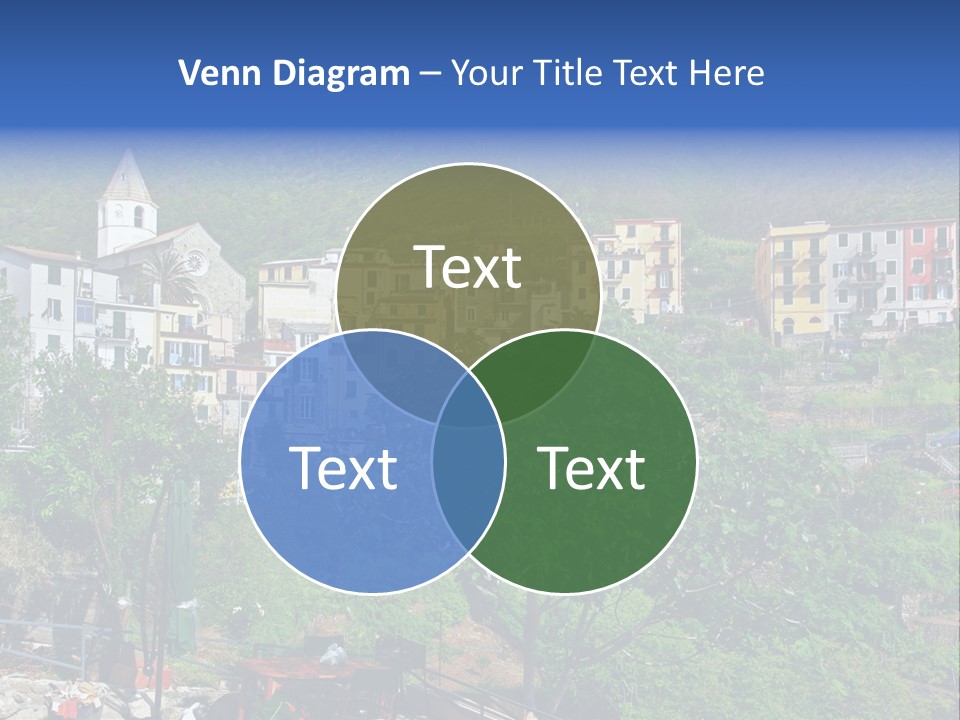 Harbour Sea Mountain PowerPoint Template