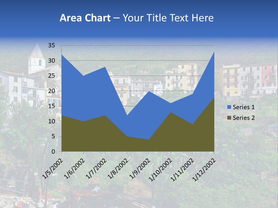 Harbour Sea Mountain PowerPoint Template