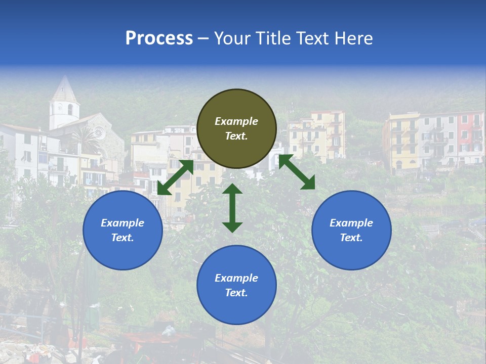 Harbour Sea Mountain PowerPoint Template