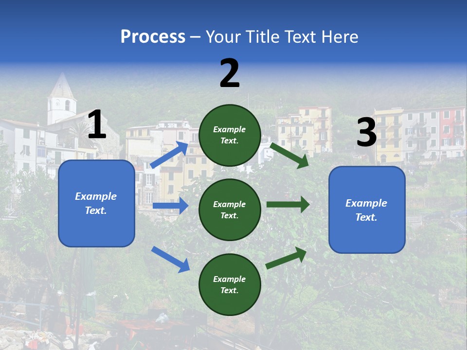 Harbour Sea Mountain PowerPoint Template