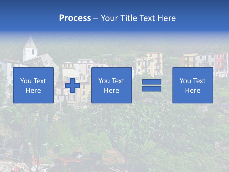 Harbour Sea Mountain PowerPoint Template