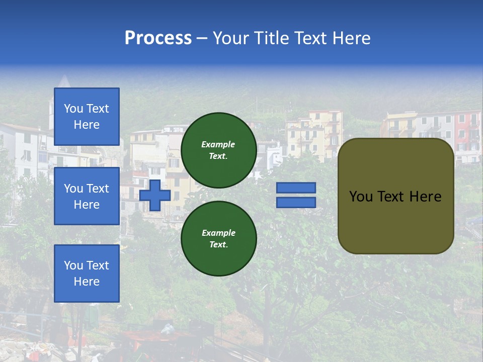 Harbour Sea Mountain PowerPoint Template