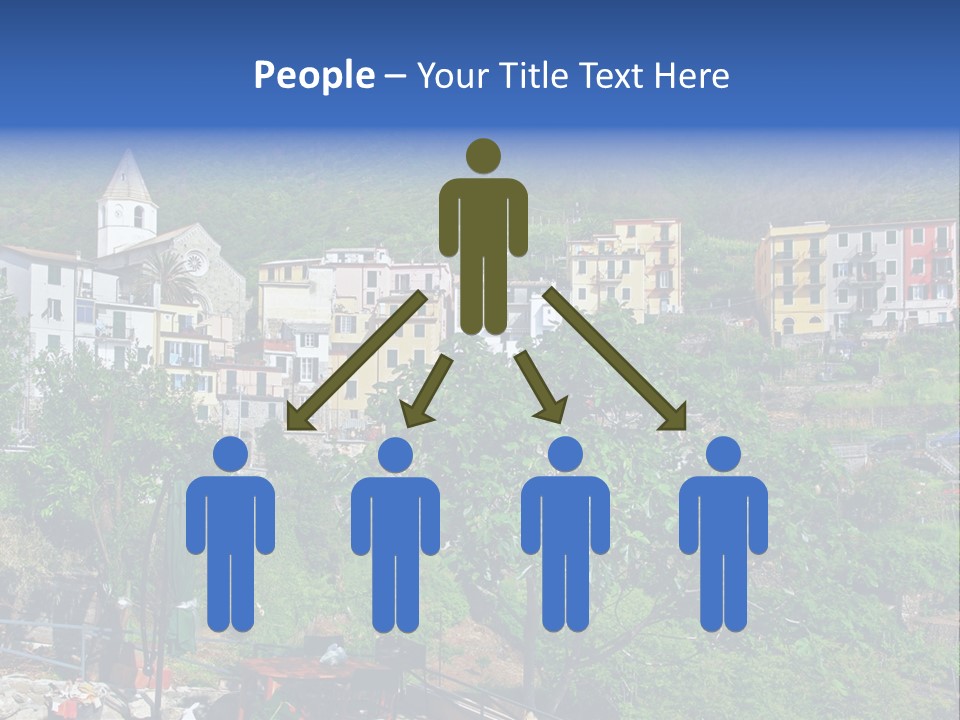 Harbour Sea Mountain PowerPoint Template