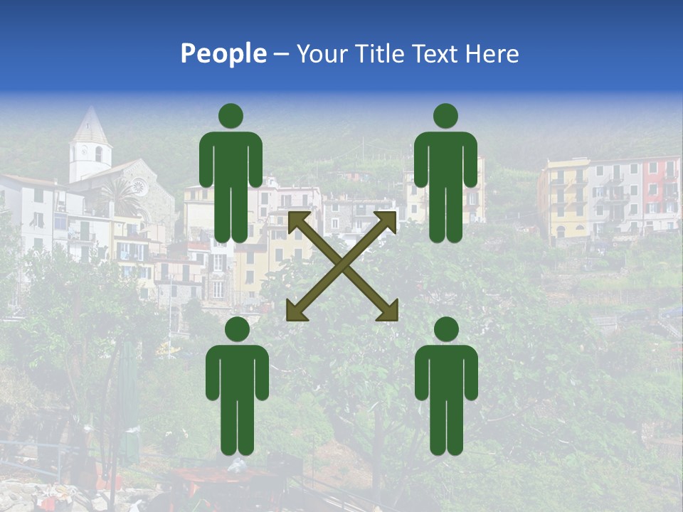 Harbour Sea Mountain PowerPoint Template